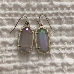 Kendra Scott iridescent Lee Drop Earrings